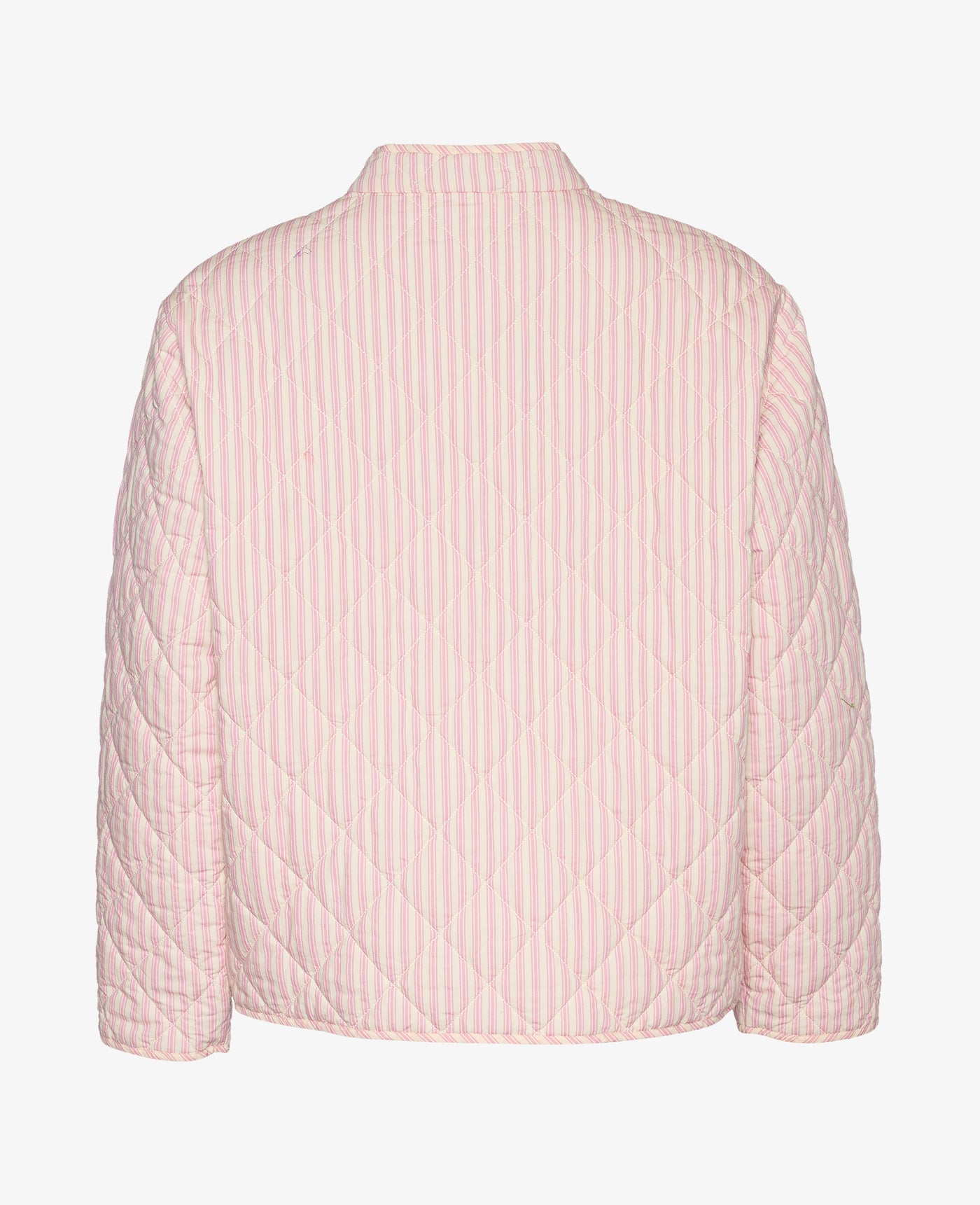 Remi quiltet jakke, pink stripe