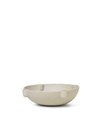 Bowl lysestage, stor, keramik