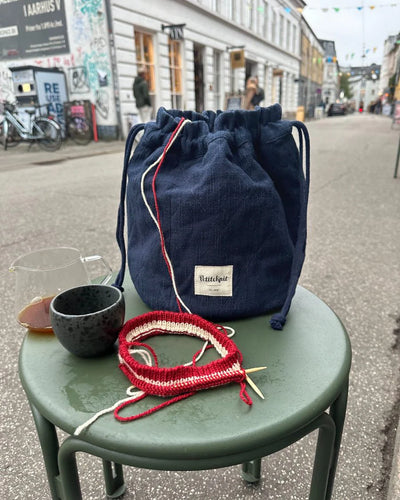 Knitter's Project Bag, Night Sky