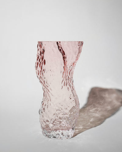 Ostrea vase, pale rose