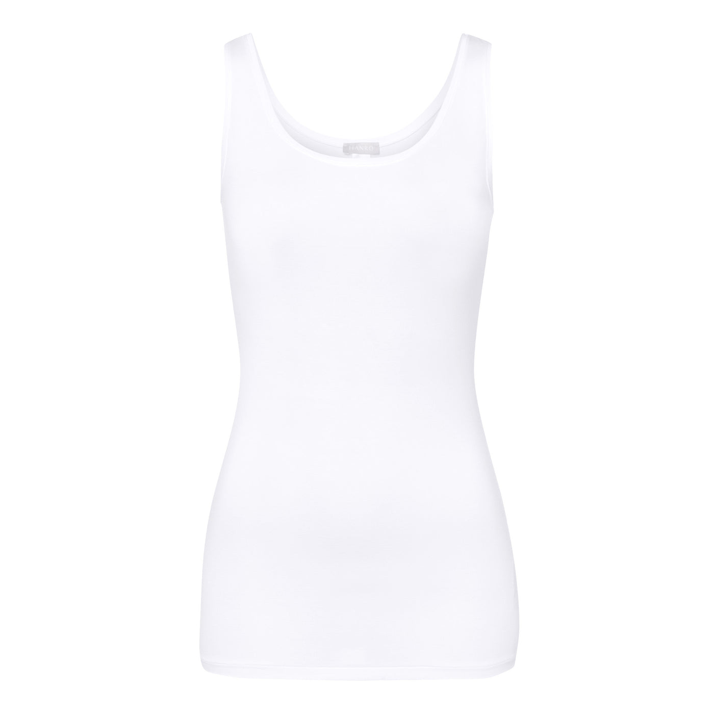 Tanktop, soft touch, hvid